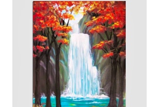 Paint Nite: Waterfalls in Autumn